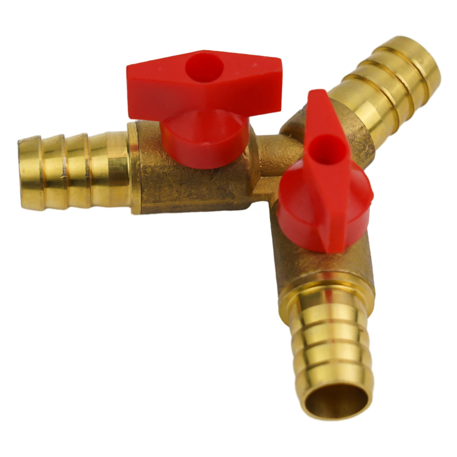 Heavy duty Brass made 12mm Hose Y 3Way Ball Valve for Fuel Air Water Gas for Plumbing Fittings and Pneumatic Fittings