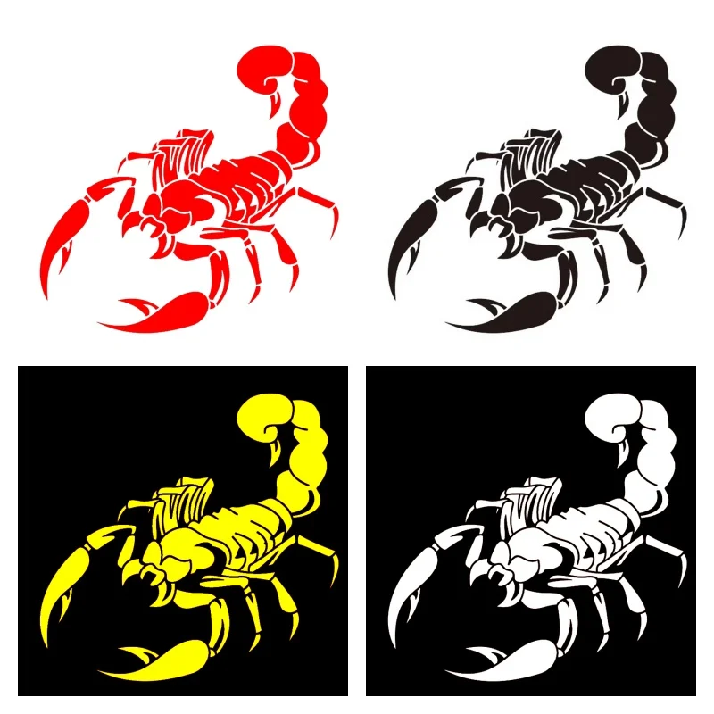 

Car sticker scorpion decoration machine cover sticker flower Vinyl Decal Car Sticker