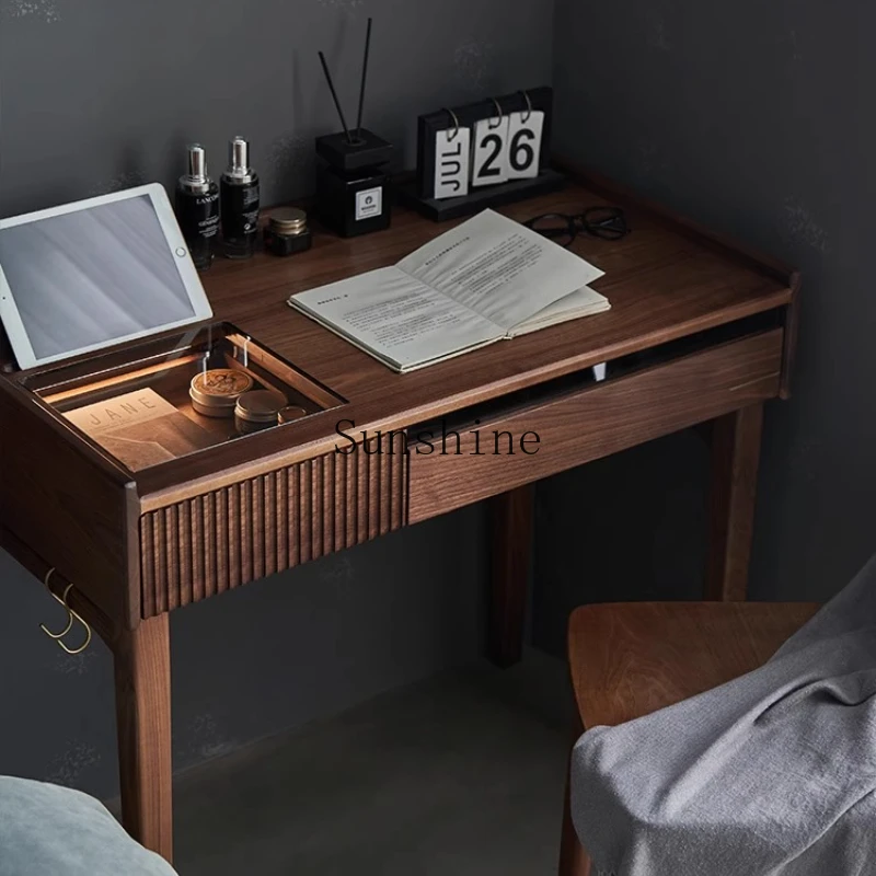 

Solid wood desk simple modern student home computer desk small apartment