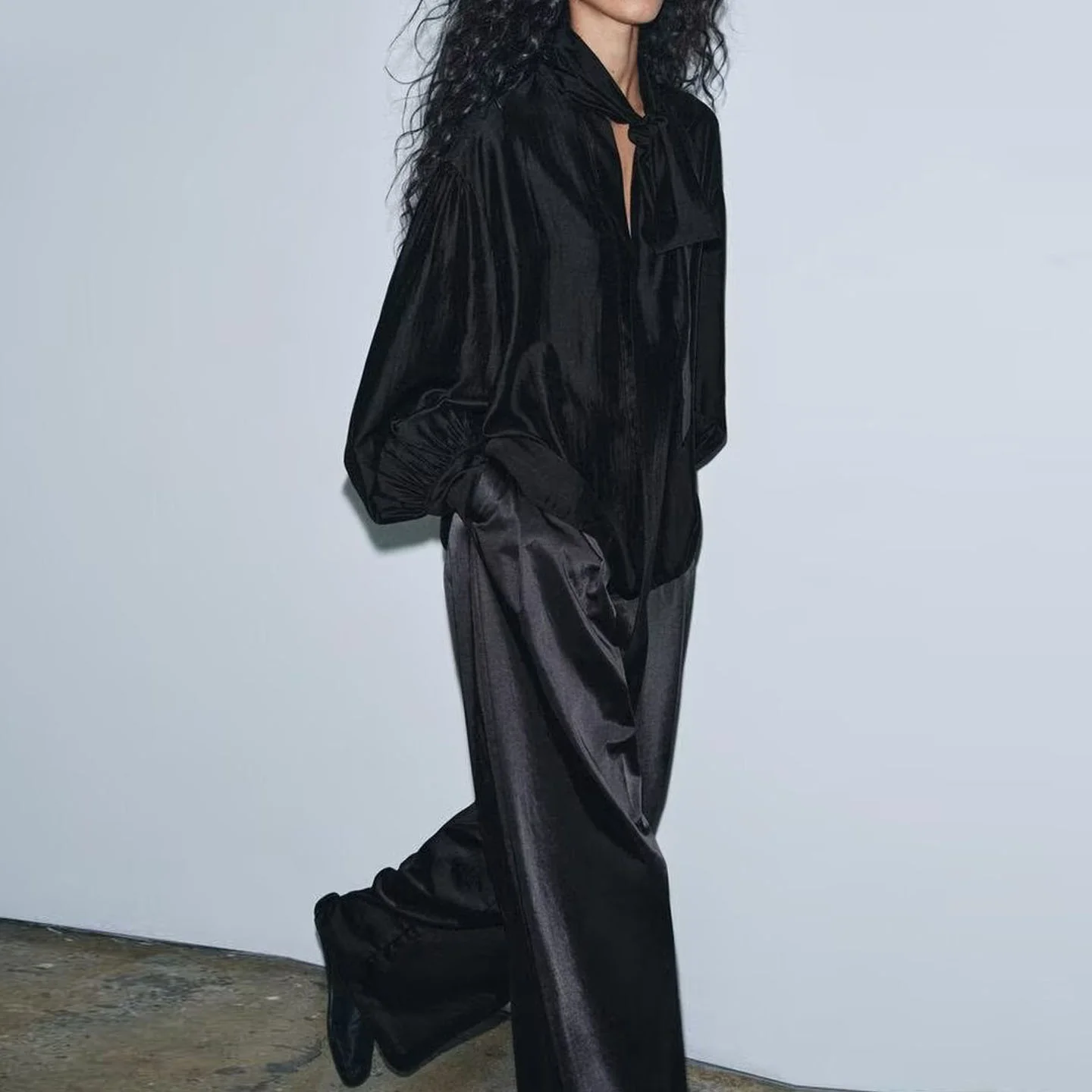 Faionable Long Sve Damen-Irt-Knoten-verziert, vielseitig, Herbst 2025, lässig, lockere Passform, Irt für Mädchen