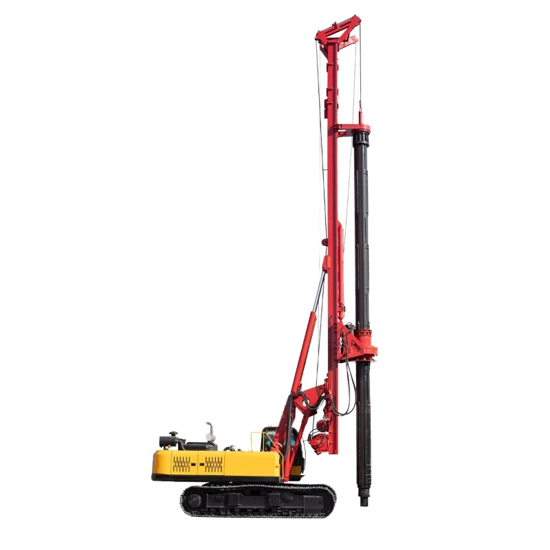Customized 30 Meter Hydraulic Gear Core Ground Screw Pile Driver Machine with Two Drill Bits High Efficiency for Free