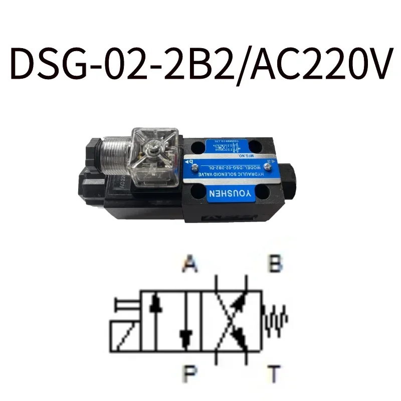 Hydraulic solenoid valve directional valve DSG-02-3C2 3C4 3C6 2B2 3C3 DL single head