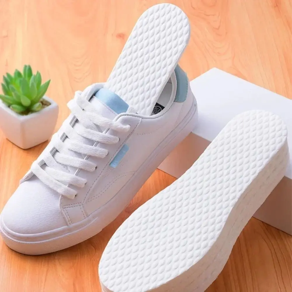 10Pair/Pack Light Weight Breathable Nature Wood Pulp Insoles Soft Deodorant Sweat Absorbing Insoles Foot Pads Daily Wear