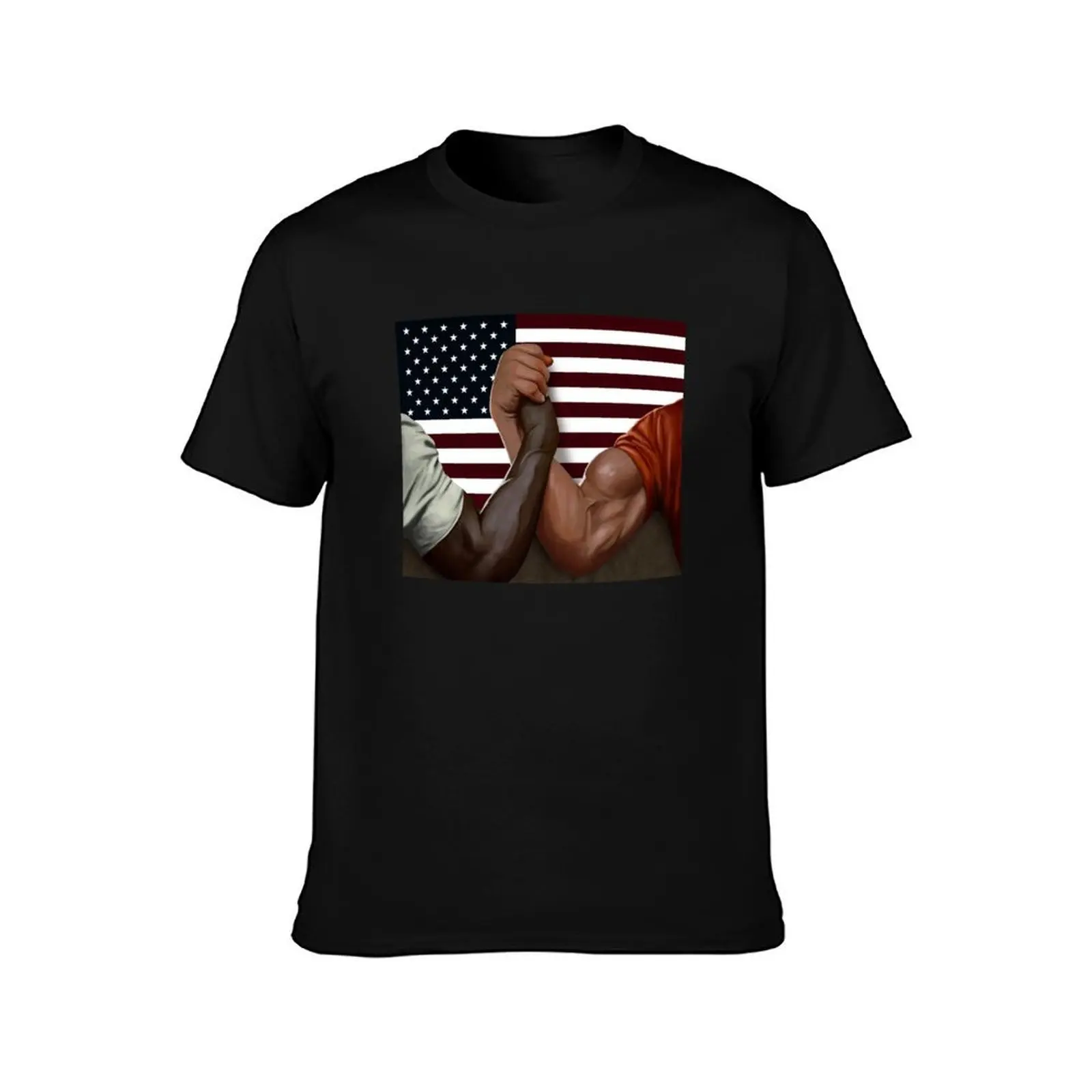 Dutch and Dillon famous Handshake T-Shirt Running Performance Short Sleeve Tee view 2