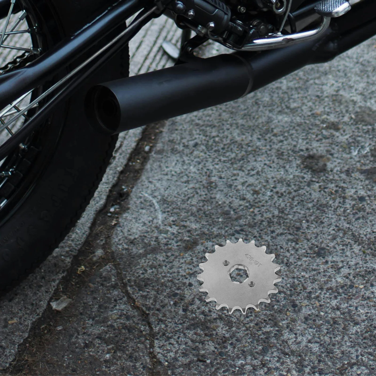 

10T 20Mm Motorcycle Atv Engine Front Sprocket Off-Road Replacement 428 Chain Sprocket Durable Iron Easy Installation For