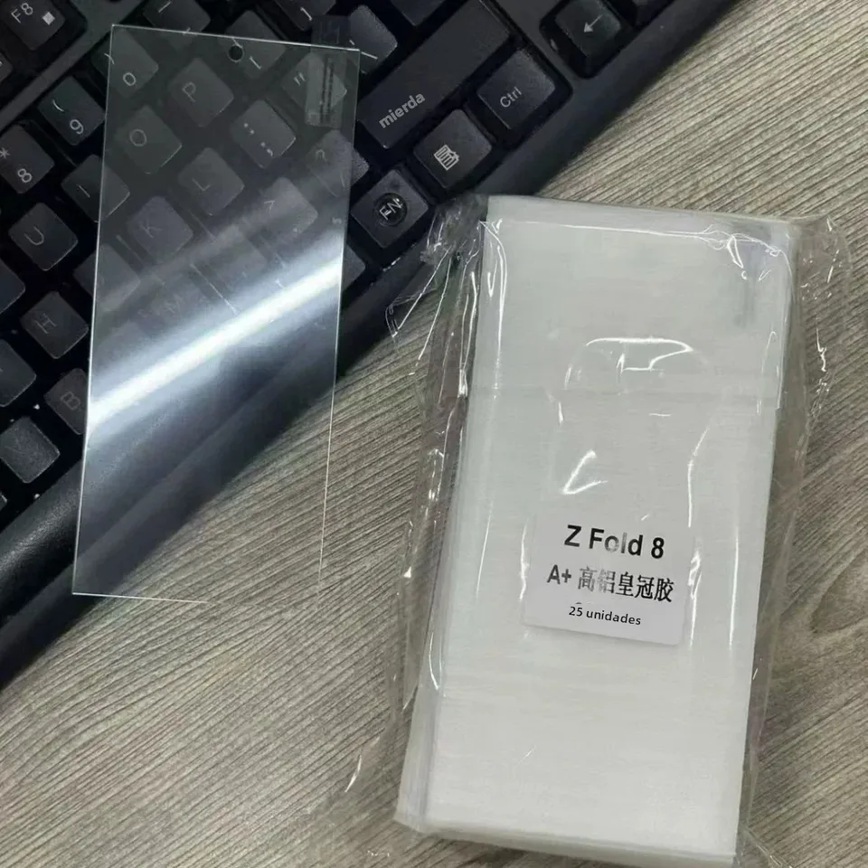 Vidrio templado + vidrio para cámara para Samsung Galaxy Fold 8 / Fold 8 Ultra, protector de pantalla y lente para Fold8 Fold8Ultra 6