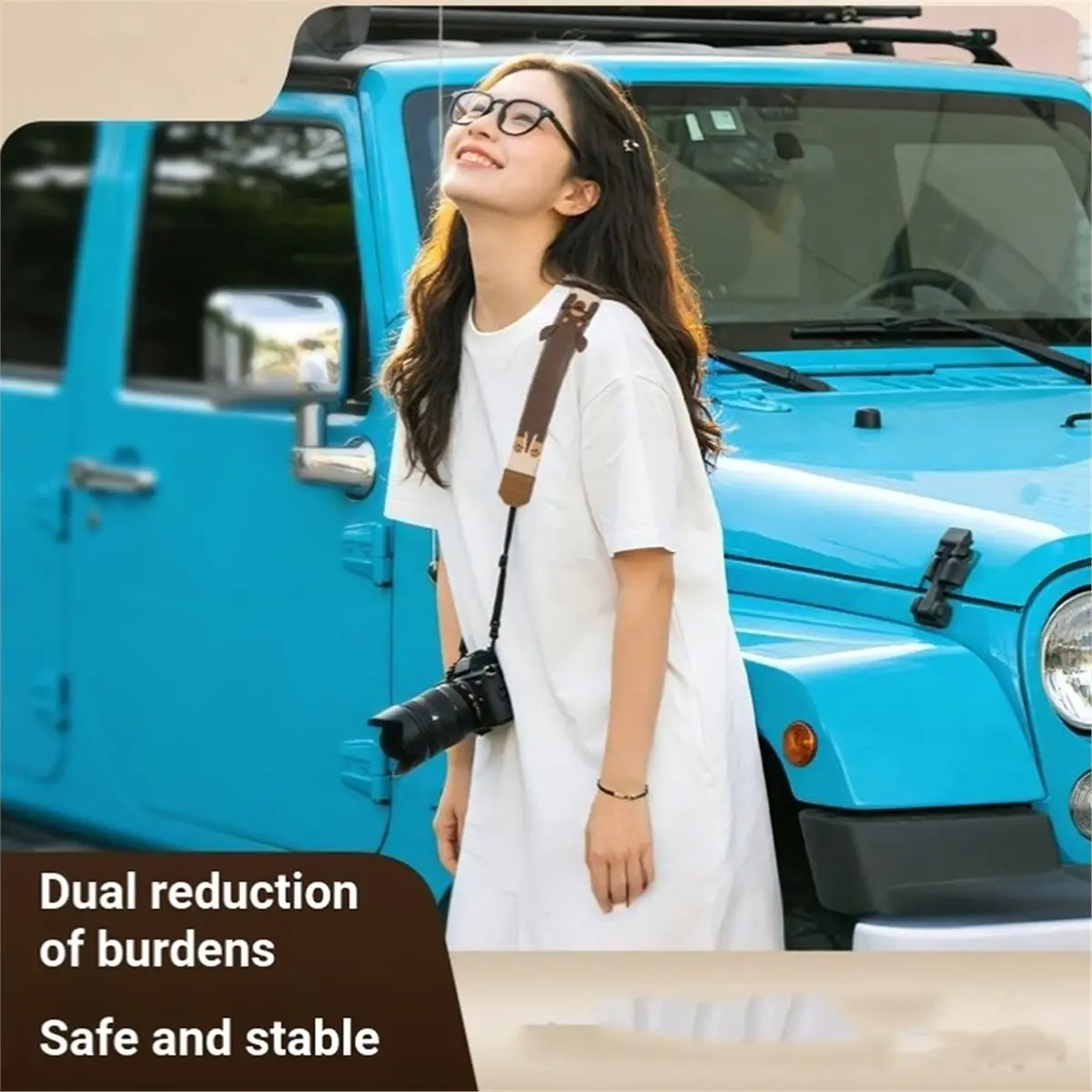 Fun Camera Shoulder Strap Design Comfortable and Light Weight Camera for