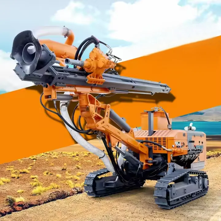 Highly Mobile Crawler DTH Blasthole Drill Rig for Rapid Deployment, Perfect for 90-152mm Holes