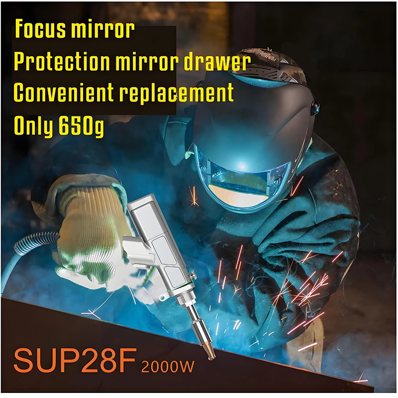3000 W Handfaserlaserschweißgerät 3 in 1 Handlaserschweißgerät für Metall mit Raytools SUP23T SUP21T Schweißpistole