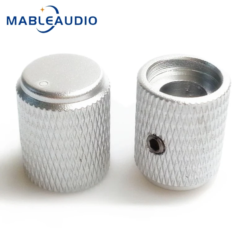 5 Stück Aluminium-Legierung Drehknöpfe für HIFI-Audio-Verstärker, Lautstärke-Potentiometer, CD-Knopf 12x15mm – Detail 12