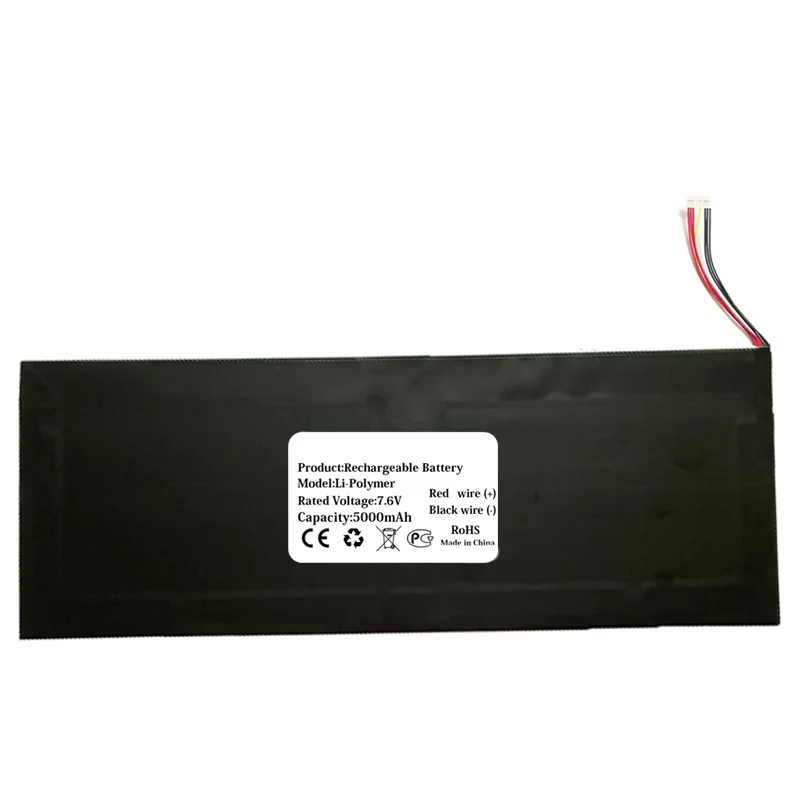 New 7.6v 5000mAh Azerty RB-1550 Laptop 15.6 Inch Notebook Ultraslim Battery 10 PIN 7 Wire Plug