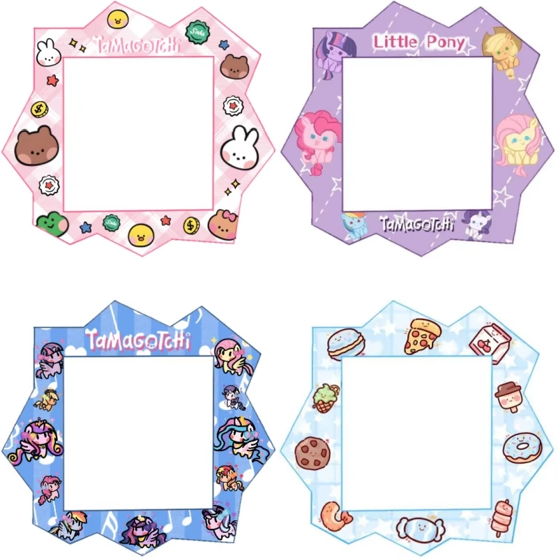 Горячая новинка, в наличии для Tamagotchi Paradise, матовая/гладкая панель, бумажное украшение, не может быть наклеен, клетчатые подарки ручной работы с макаронами