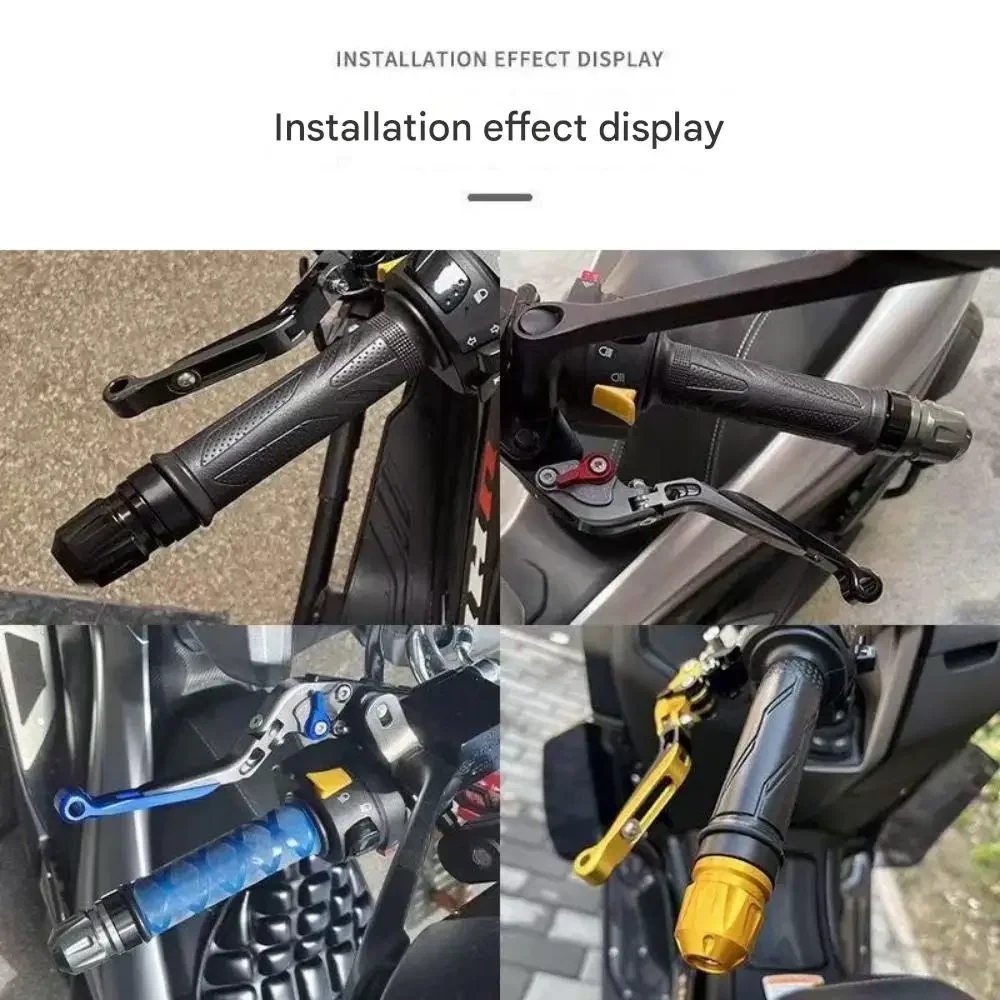 FOR VOGE SR250GT High-End Racing Handlebar End Plugs CNC Aluminum Weighted Design for Comfortable Long-Ride Experience