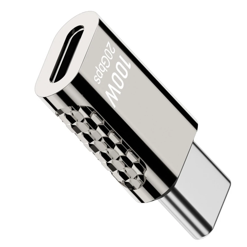 1 Stück Typ-C-Multifunktion adapter Typ-C-Buchse zu Typ-C-Stecker adapter 20 Gbit/s Schnelllade-Audio-Video-Übertragungs adapter