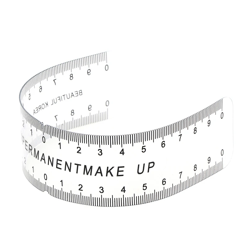 Universal Semi Permanent Makeup Guide Ruler Measure Tools Eyebrow Stencil