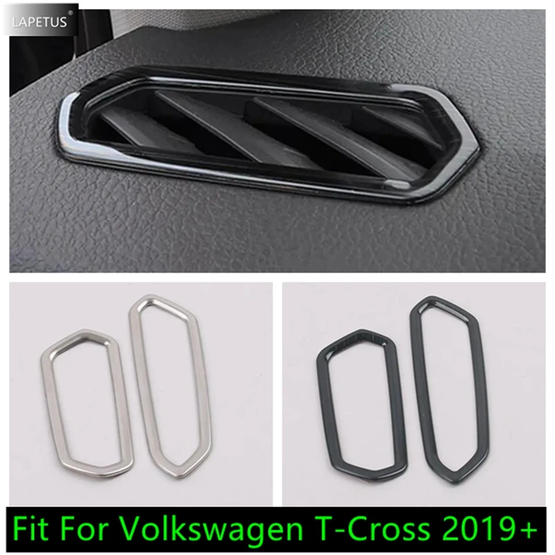 

Auto Dashboard Front AC Air Conditioning Outlet Vents Accessories Frame Cover Trim For VW Volkswagen T-Cross T Cross 2019 - 2023