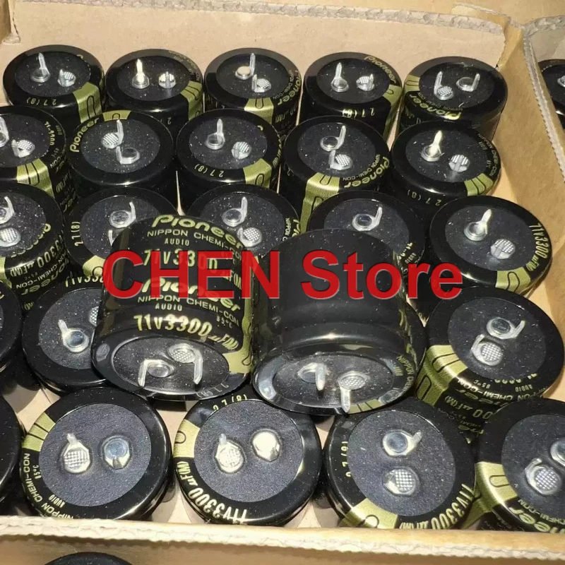 2PCS/10PCS original NIPPON AUDIO 71V3300UF 30X25mm 85C electrolytic capacitor CHEMI-CON 3300UF 71V Free Shipping