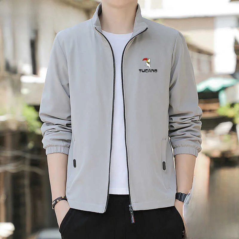 

TUCANO, весенне-осенняя повседневная мужская куртка, новинка 2025 года, молодежное облегающее спортивное пальто, универсальная верхняя одежда для мужчин