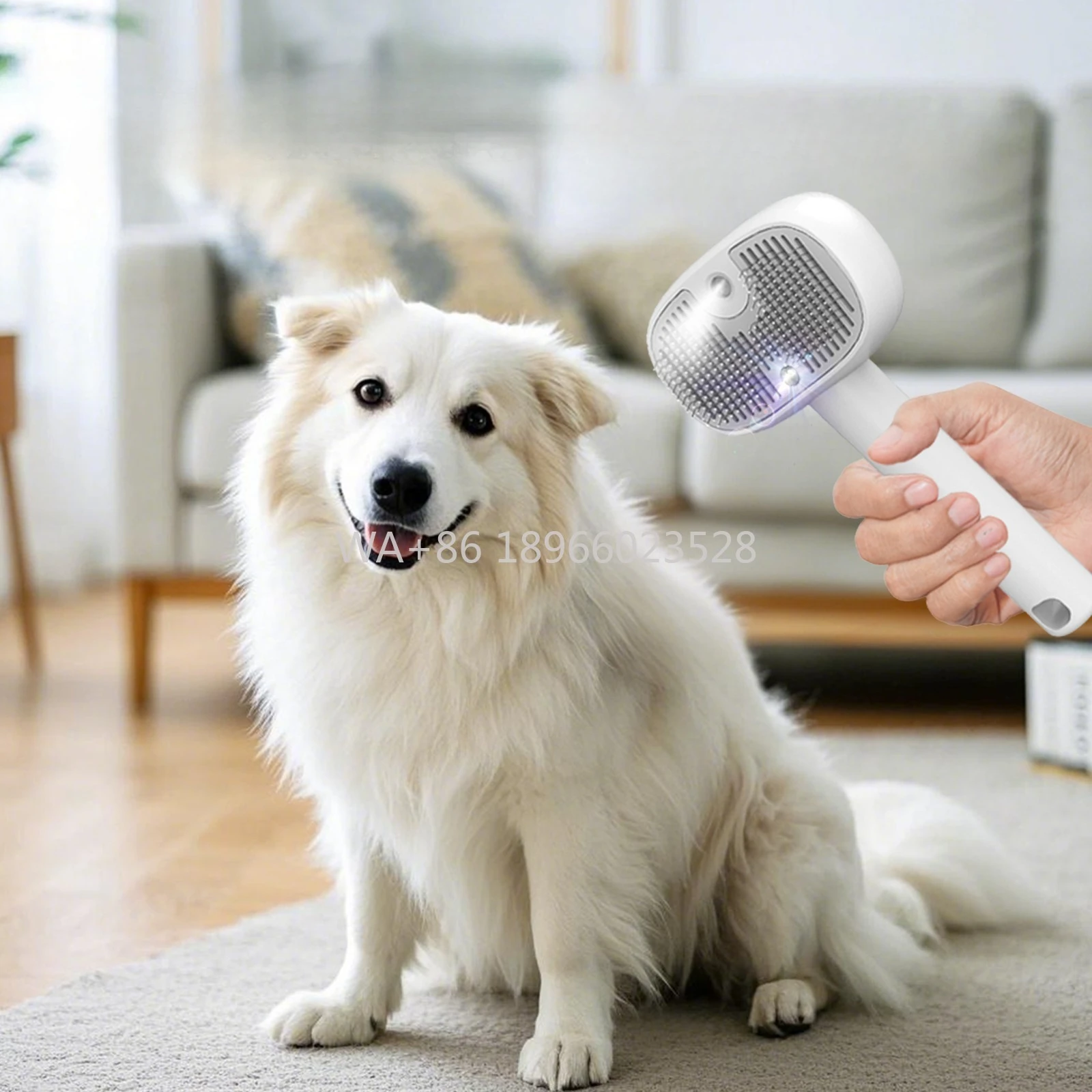 t Щетка для ухода за паром для кошек и собак 4-в-1