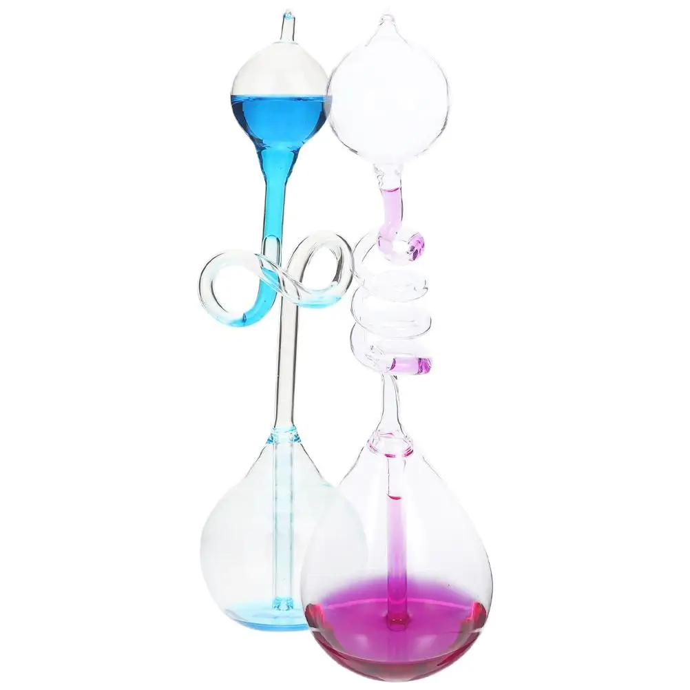 

2pcs Temperature Sensitive Decorations Exquisite Decor Spiral Hand Boiler Experiment