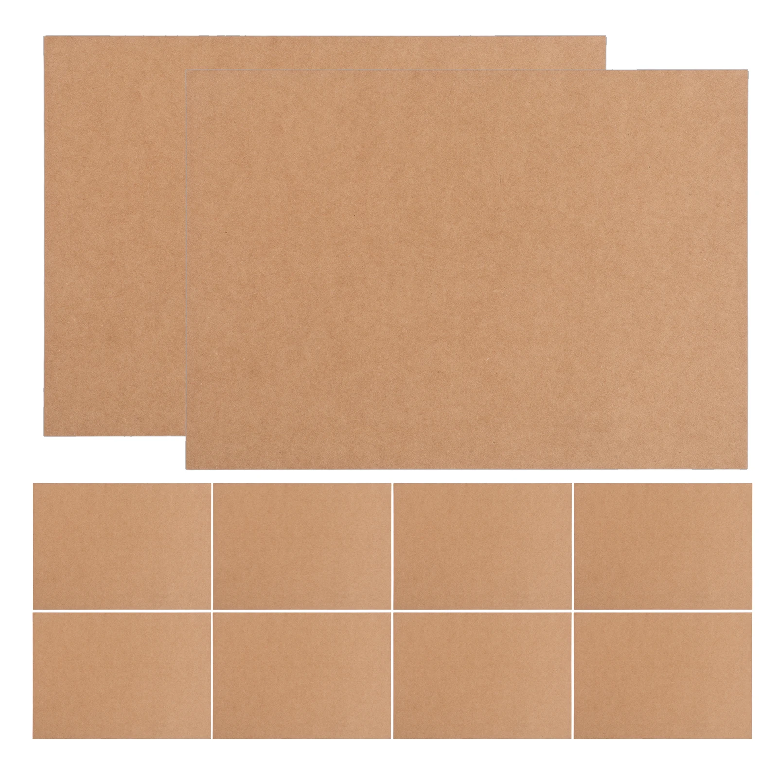 

10pcs Book Binding Board Heavy Duty Chipboard Sturdy Kraft Paper Vintage Album Making Supplies Thick Cardboard Sheets Notebook