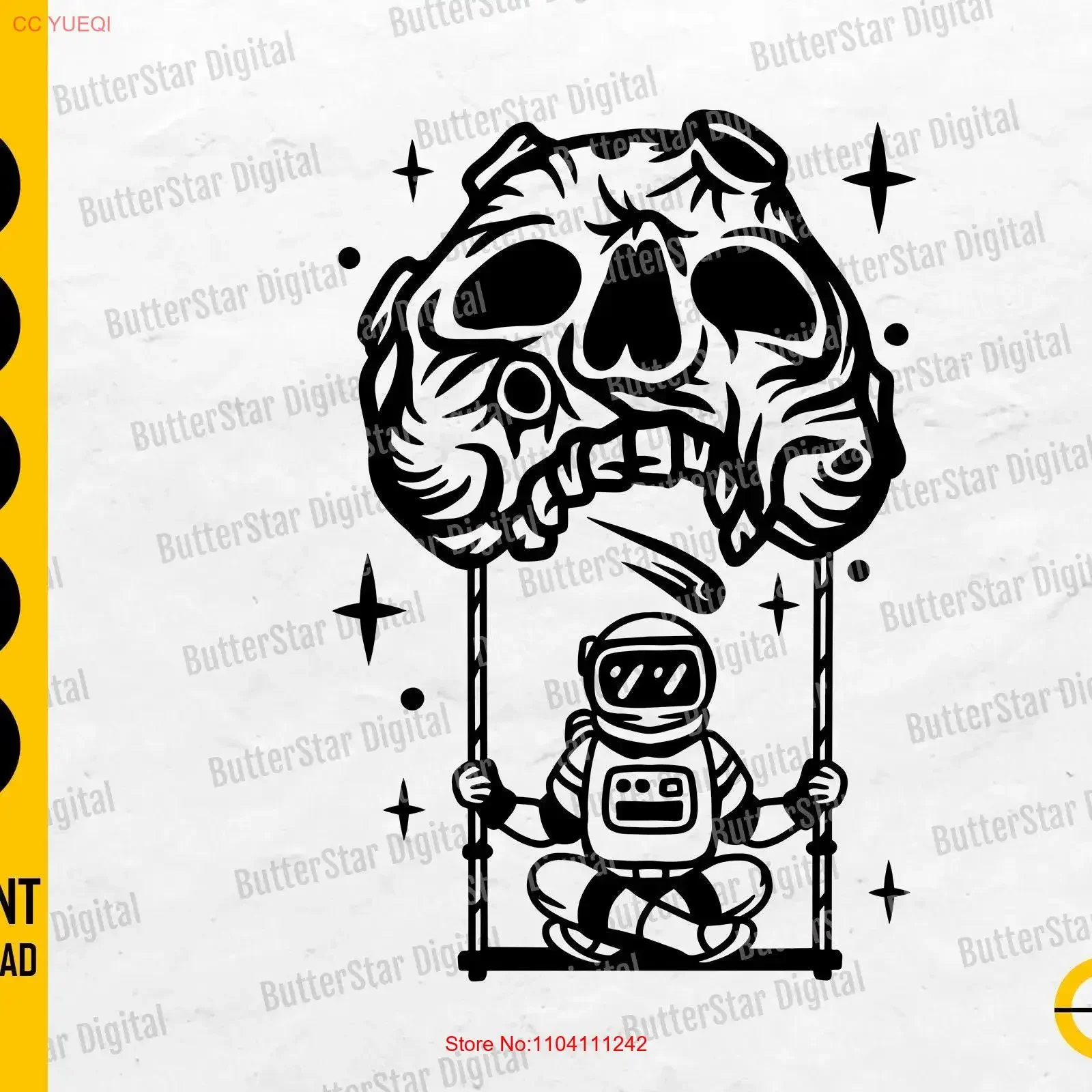 Astronaut Swinging …