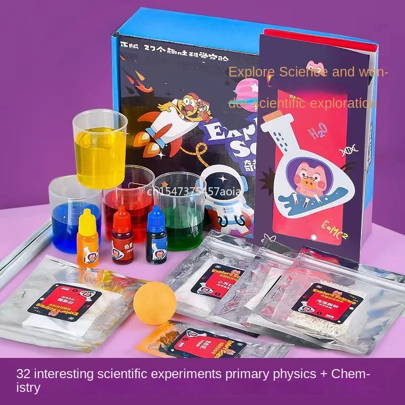 New Kids Science Laboratory Montessori Toys Chemical Experiments Kits Children Educational ToysScience popularization equipment