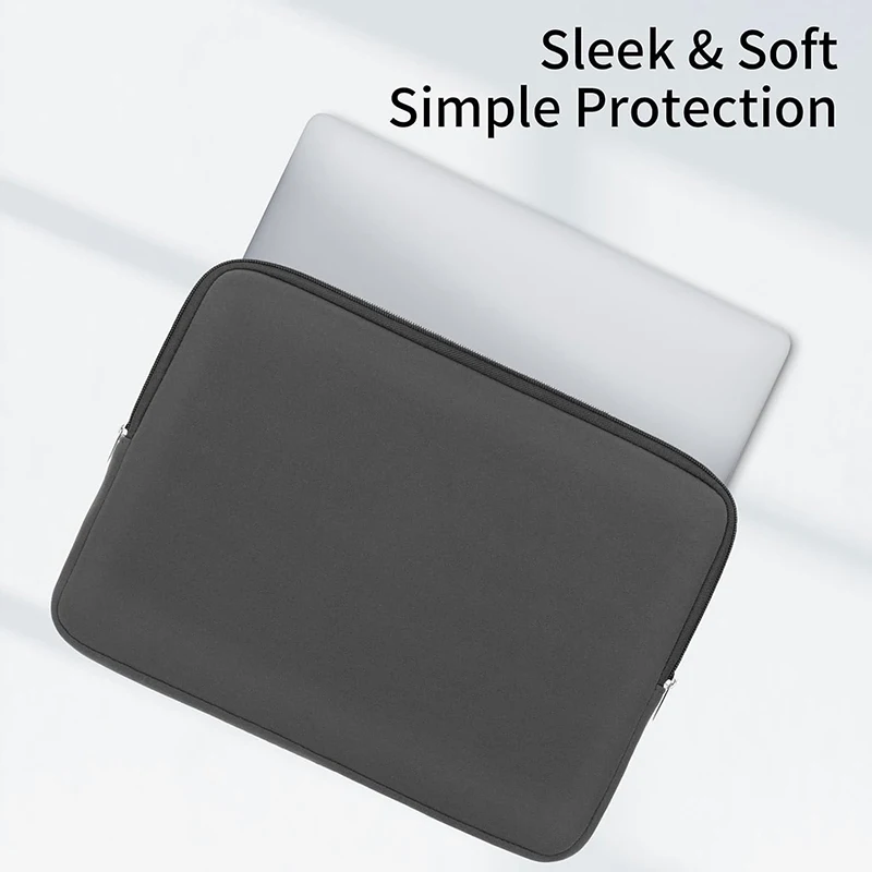 Laptop Bag Case For Macbook Air Pro Xiaomi Lenovo Asus Dell HP Notebook Sleeve 11 & 14 inch Protective Case Black Grey Pink