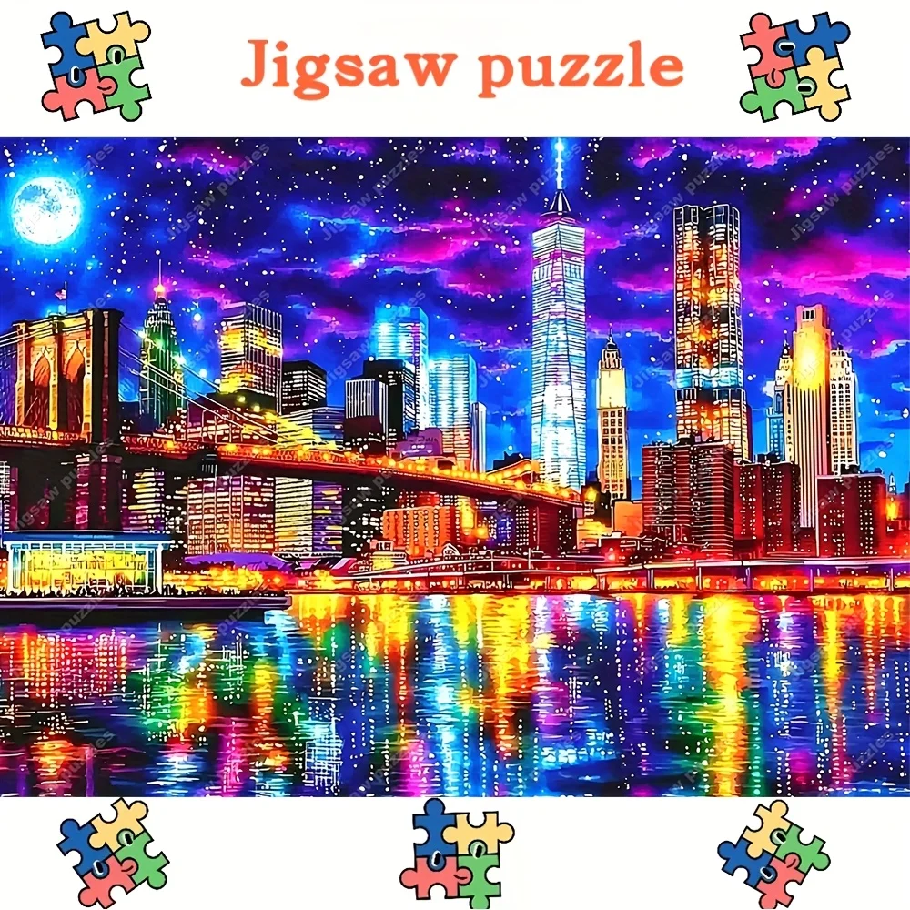 

[520 шт. Пазлы] 2000/1314/1000/520 шт. Пазлы-Семейные забавные головоломки для взрослых, Портативный кубовидный художественный декор своими руками, High-Q