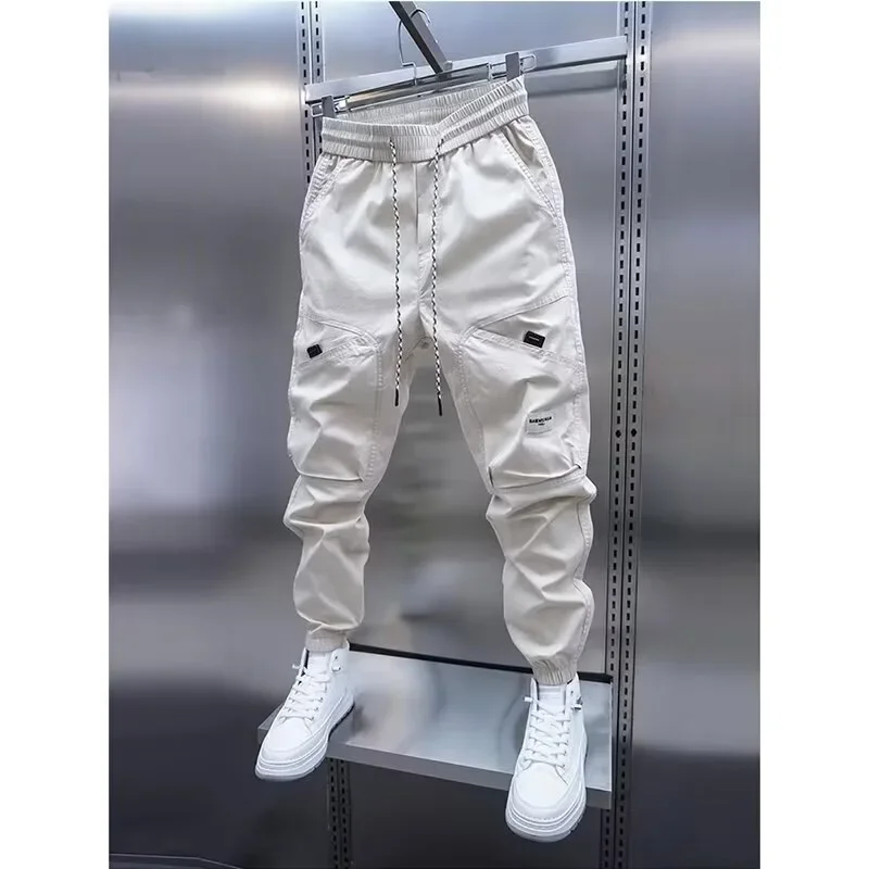 Trendy Versatile Men's Harem Trousers Loose-Fit Autumn Casual Pants New Style Cargo Pants Fashionable Footwear