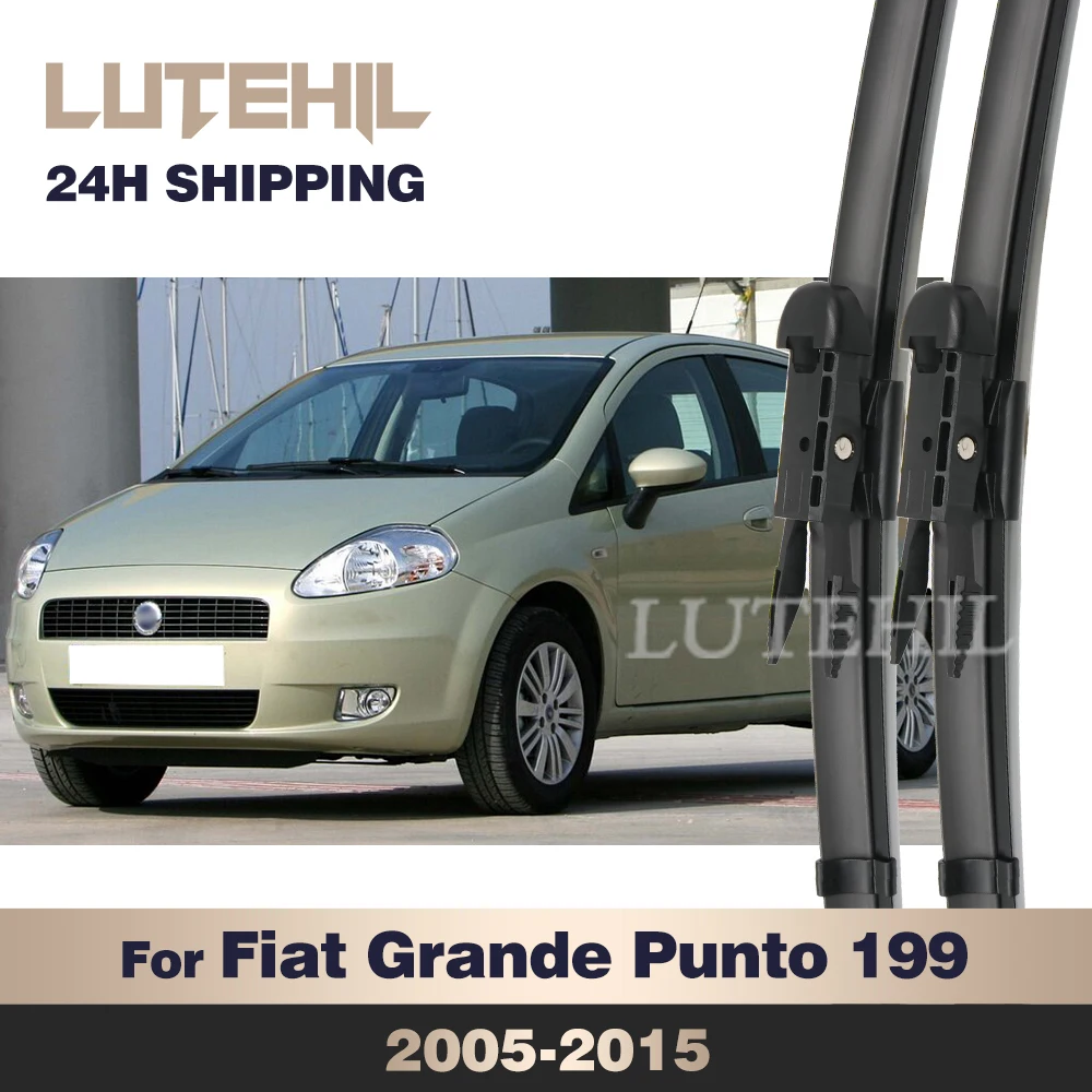 

Стеклоочиститель LUTEHIL для Fiat Grande Punto 199 2005-2015, передние щетки стеклоочистителя, щетка для лобового стекла, 26 "+ 15"