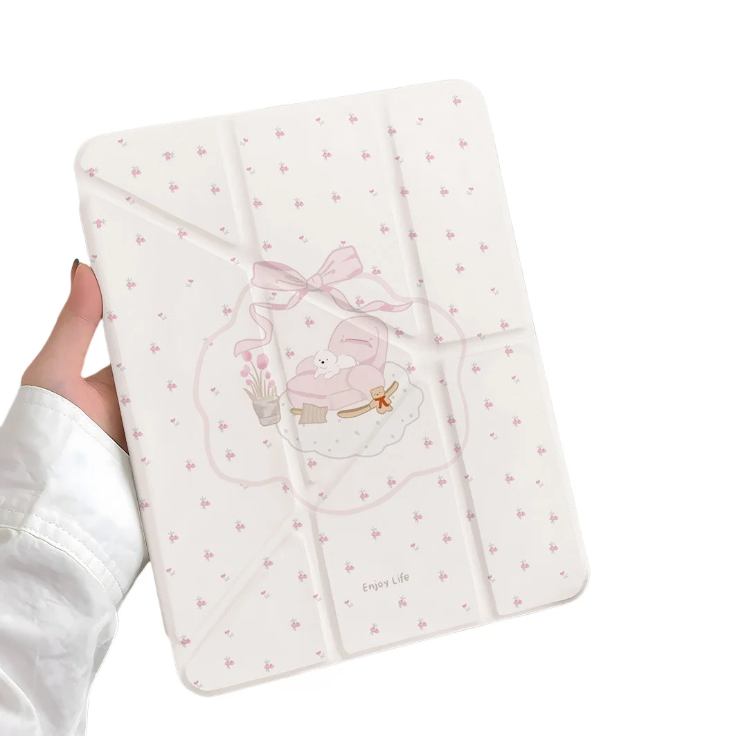 

Sofa Puppy Pen Slot Tablet Case For Mini7 6 iPad Pro 2024 2022 2021 2020 2019 2018 2017 11 10 9 8 7 6 5 Air7 6 5 4 3 2 1 Cover