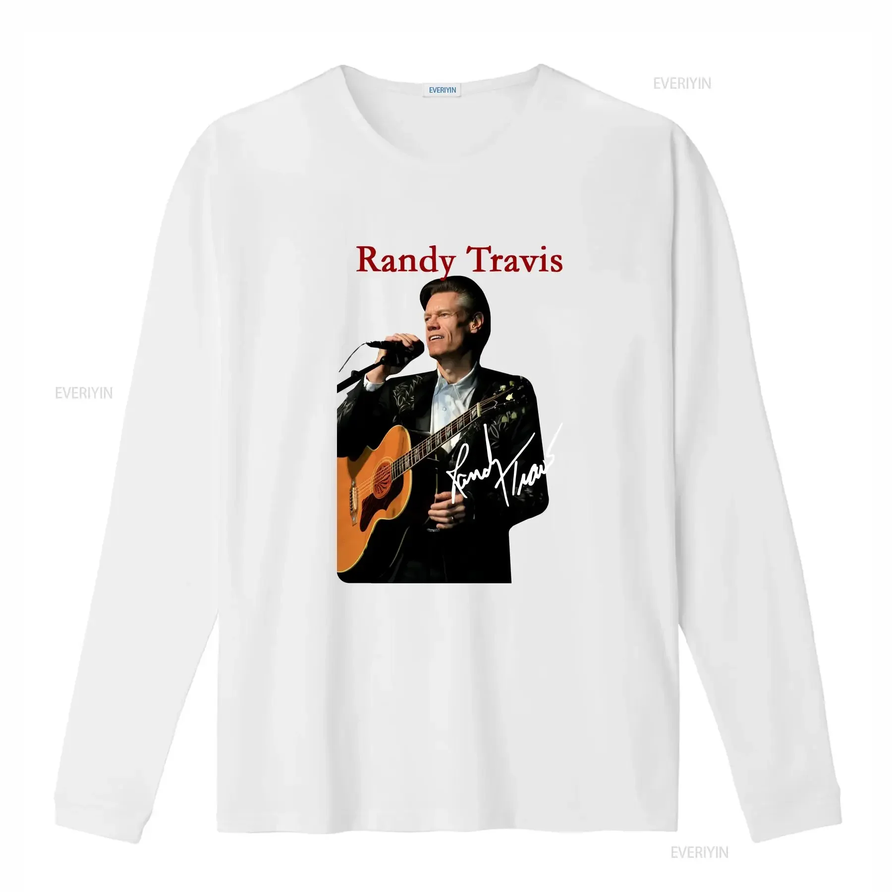 NEW Randy Travis Signed Retro Black All Size T Shirt vintage Washed Stylish fashion Unisex Versatile designer clothes
