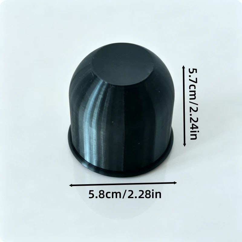 1Pc Car Universal Waterproof Dustproof Towing Ball Cover Rustproof Scratch Resistant Trailer Ball Head Protector Auto Parts