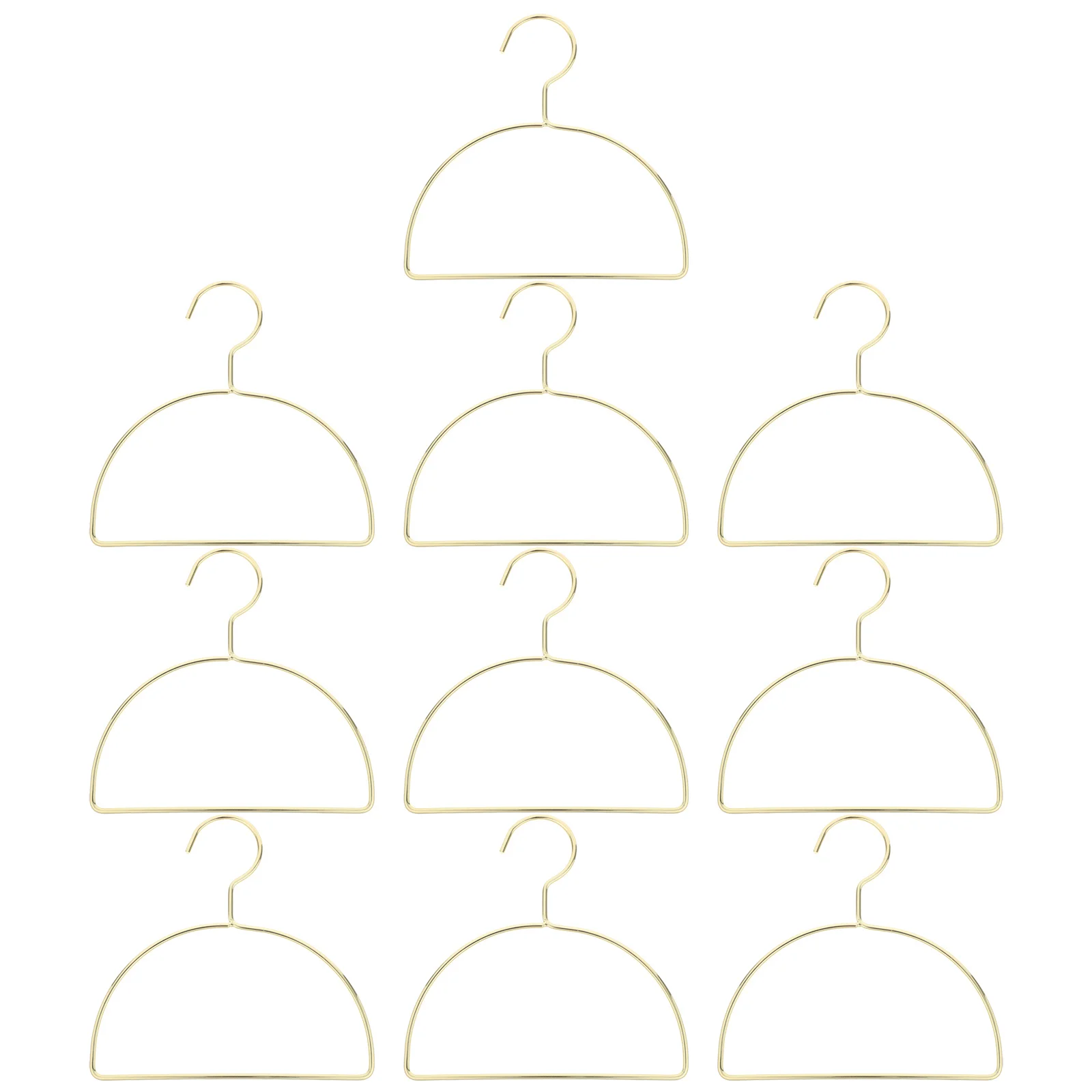 

10Pcs Space Saving Metal Hanger Nordic Design Multifunctional Scarf Tie Belt Organizer for Closets and Bathrooms