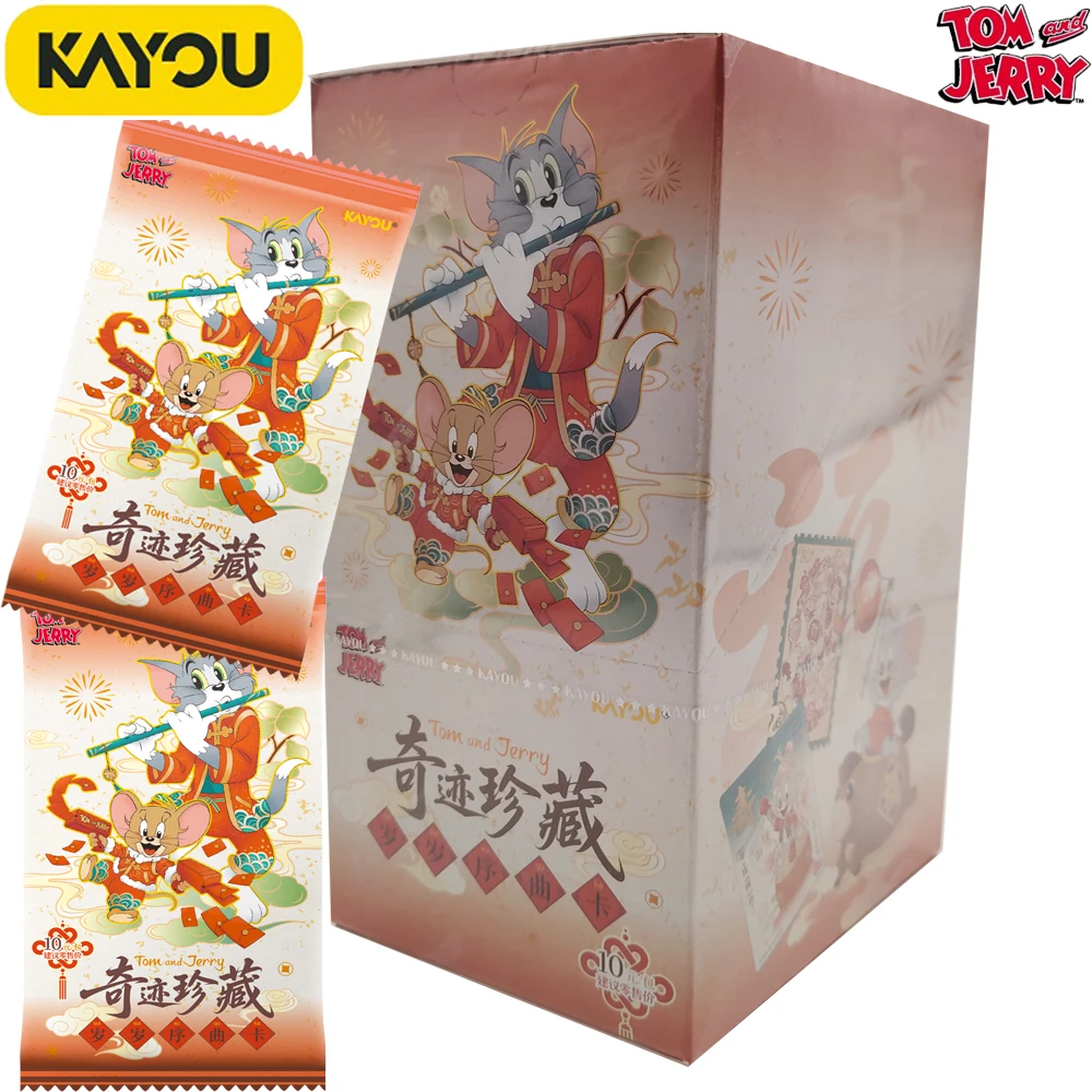 

New KAYOU Original Classic American Animated Tom and Jerry Collection Cards Cartoon Protagonist Collection Card Birthday Gifts