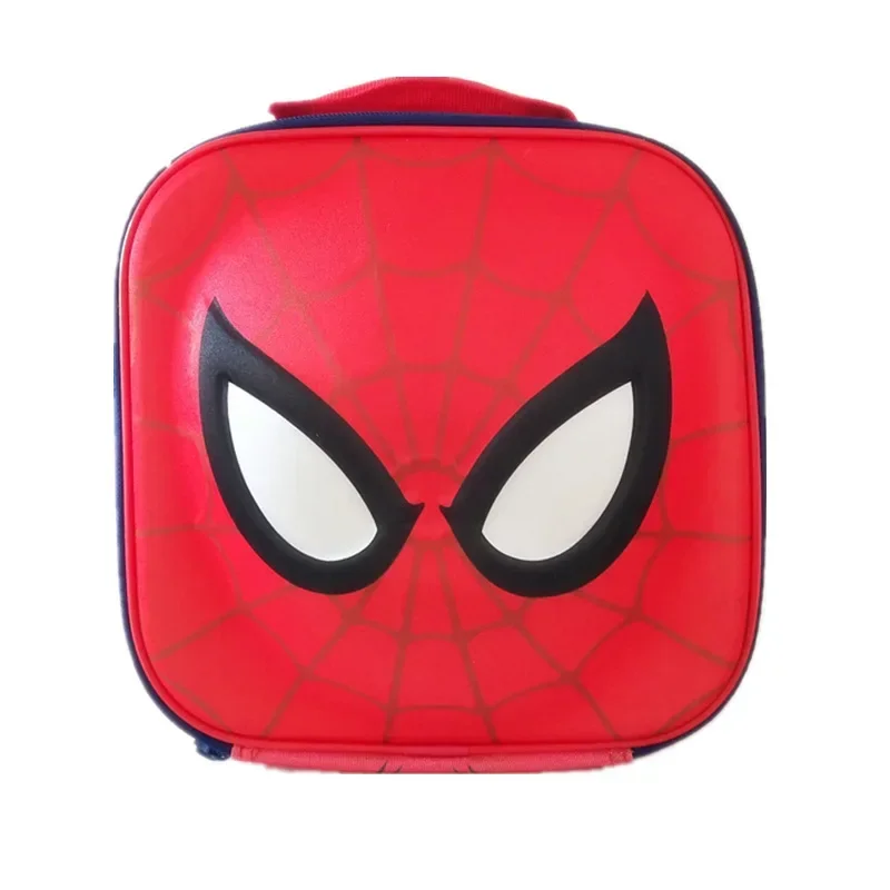 Cartoon Marvel Movie Peripheral Spider-man Three-dimensional Storage Toiletry Storage Bag Portable Large-capacity Lunch Box