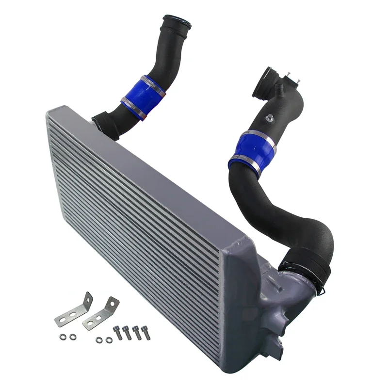 Intercooler w/ Charge Pipe Kit For BMW F10 FX 535i F06/F12 640i F01/F02 740i N55 Performance Upgrade Bar & Plate Black/Blue/Red