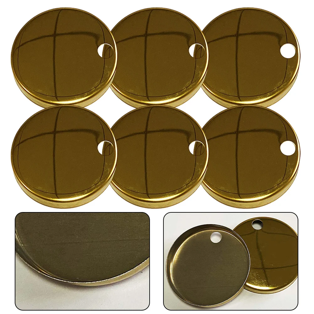 Easy Installation Hardware Gold Hinge Covers Brushed Finish Style Elegant Appearance Hassle-Free Setup Low Maintenance Covers