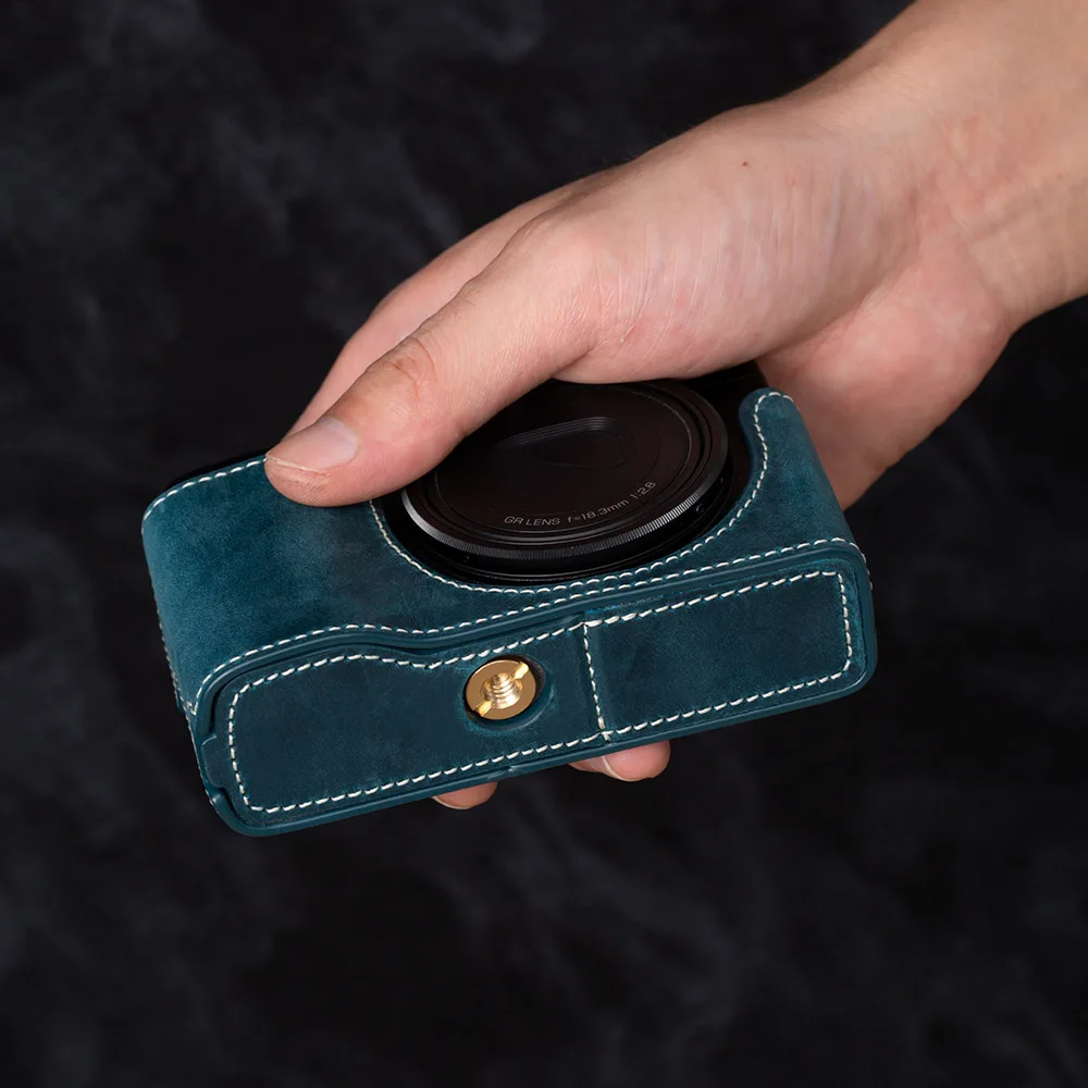 GR4 Handmade Camera Bag GRIII Genuine Leather Cowhide Bag Body Case For Ricoh GR III GRIII GR3 GR IV Case GRIV Protective Case