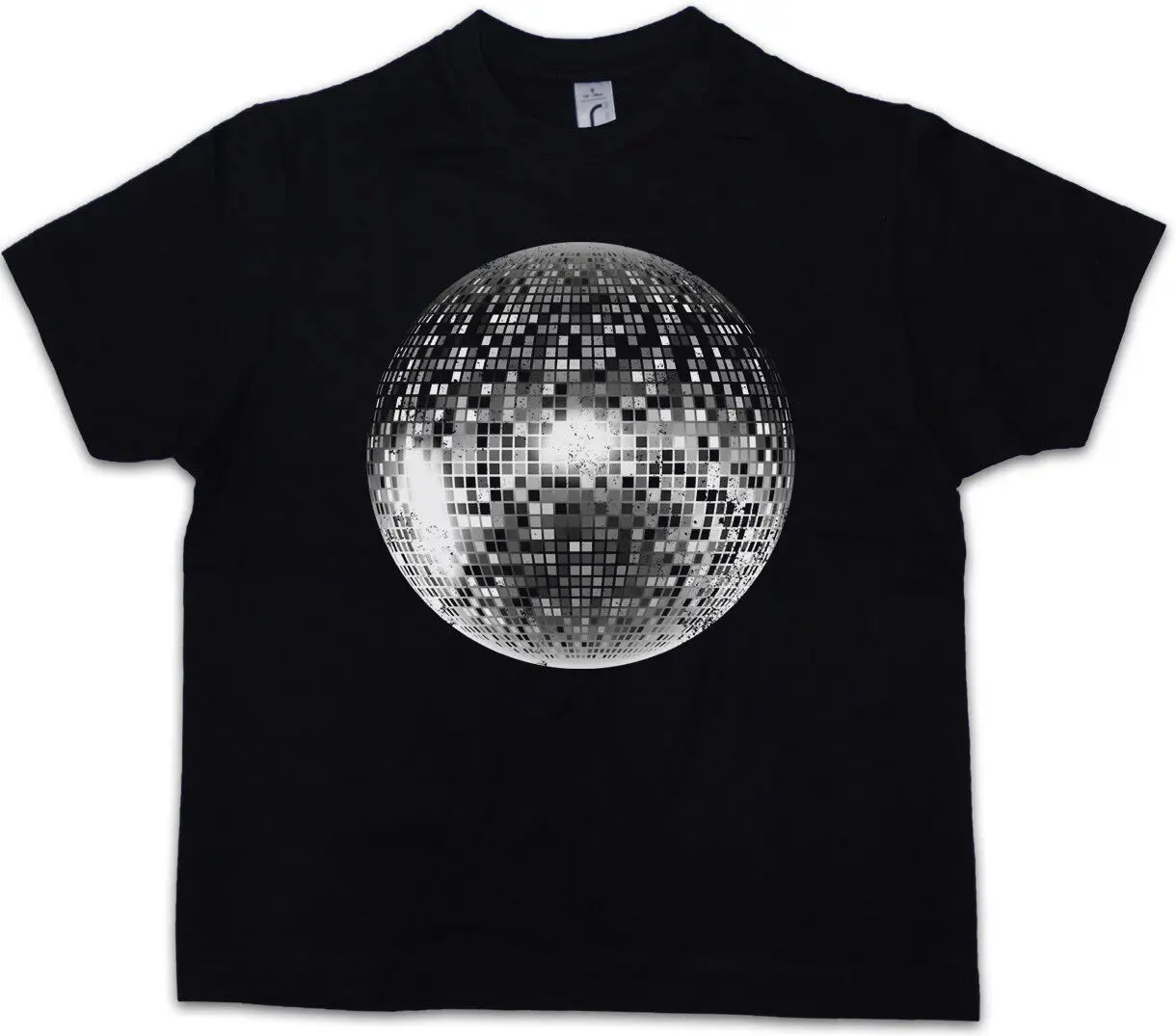 DISCO LIGHT I-T-shirt rétro Oldies Nerd Techno Club pour enfants, T-shirt pour garçons, Mirror Ball Star