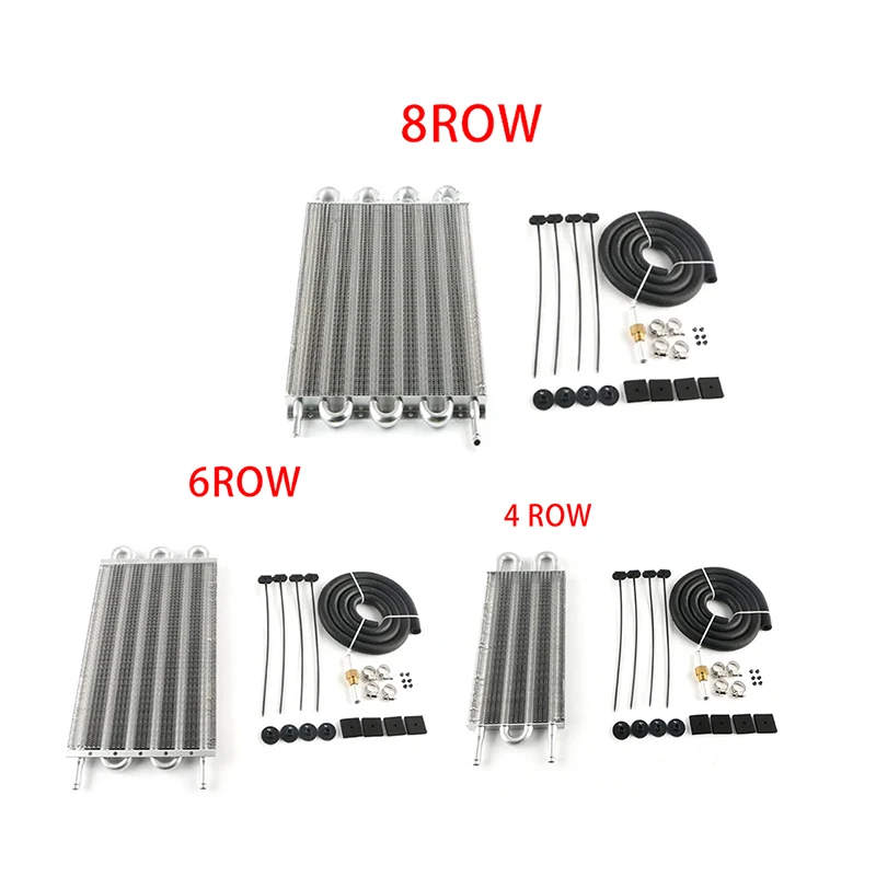 Oil Cooler Aluminum Transmission Oil Cooler 4Row 6Row 8Row Automatic Stacked Plate Oil Cooler Radiator