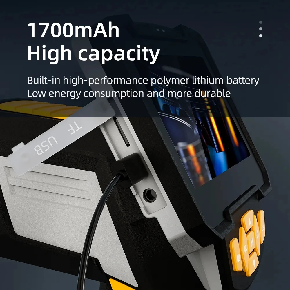 كاميرا المنظار الصناعي 1080P HD 4.3 "IPS شاشة IP68 مقاوم للماء التفتيش Borescope لإصلاح الأنابيب السيارات