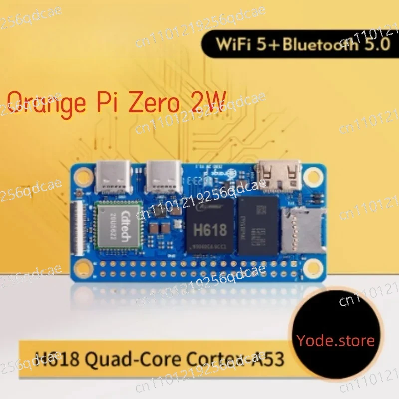 

Zero 2W 4GB 2GB 1.5GB 1GB Allwinner H618 Quad-core Cortex-A53 Mini PC Support Wi-Fi5 + BT5.0 Single Board Pi Zero 2W