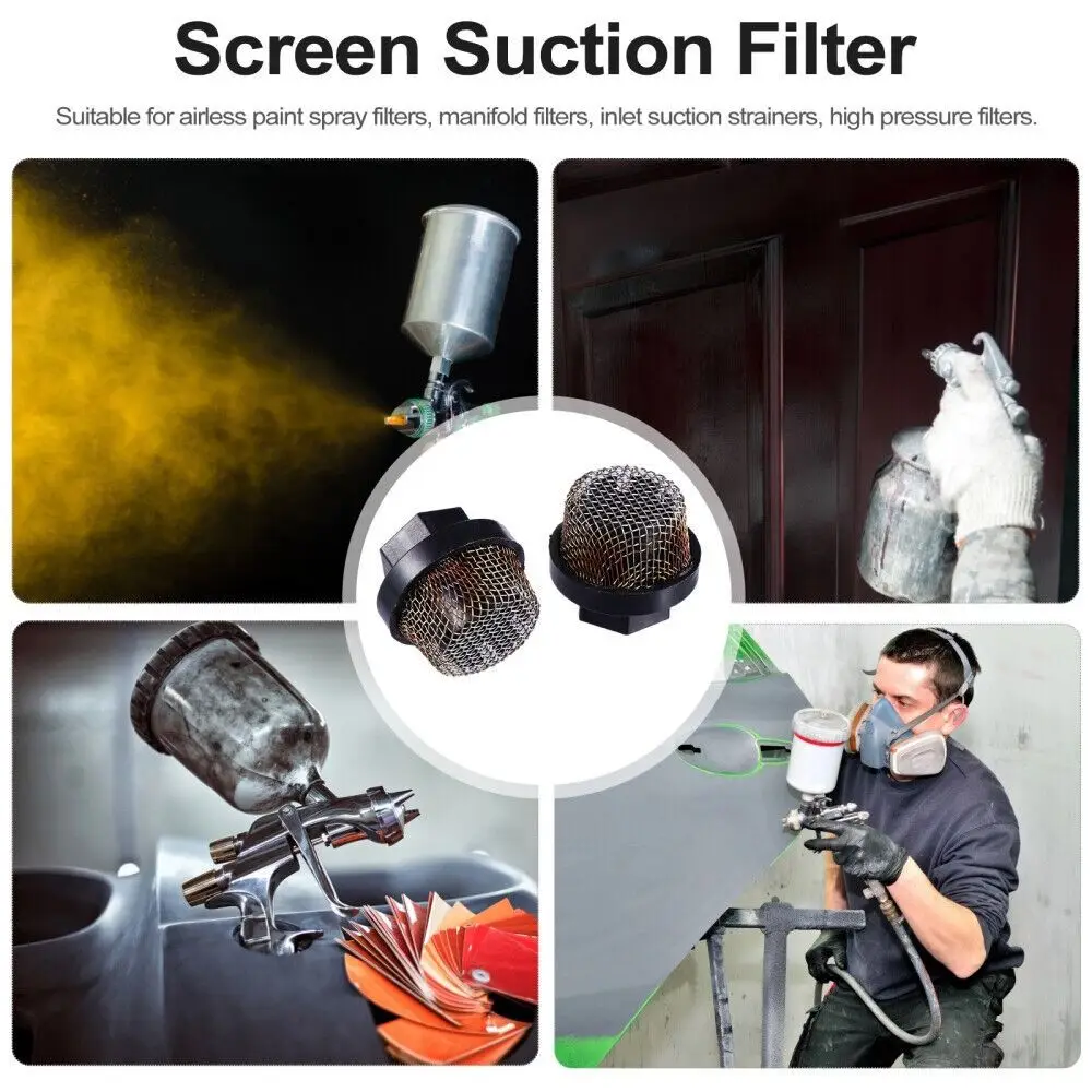 Universal Professional For Airless Sprayer Mesh Filter Intake Hose Inlet Suction Strainer