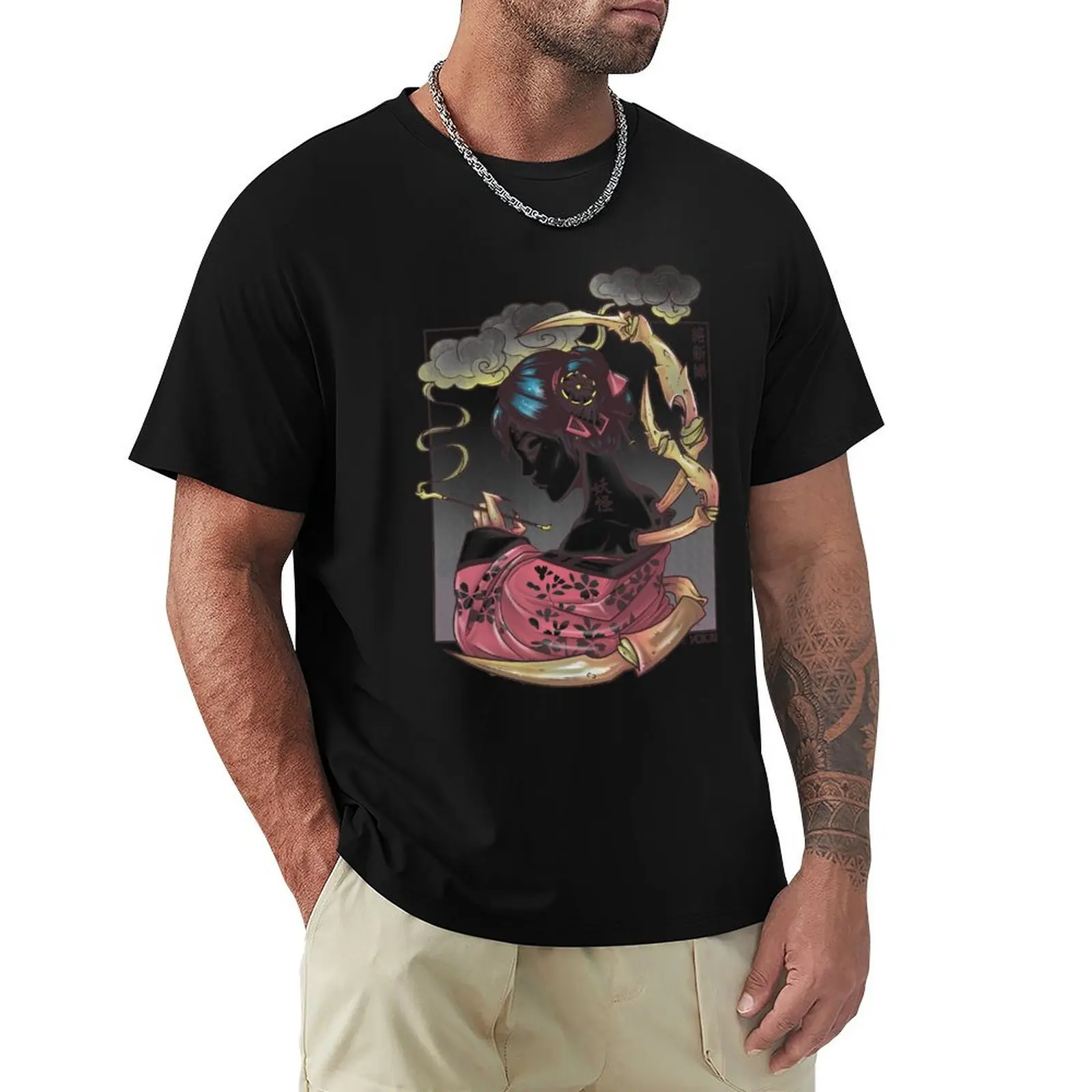 Yokai Jorogumo T-Shirt summer tops summer 2025 clothes tee shirts for men