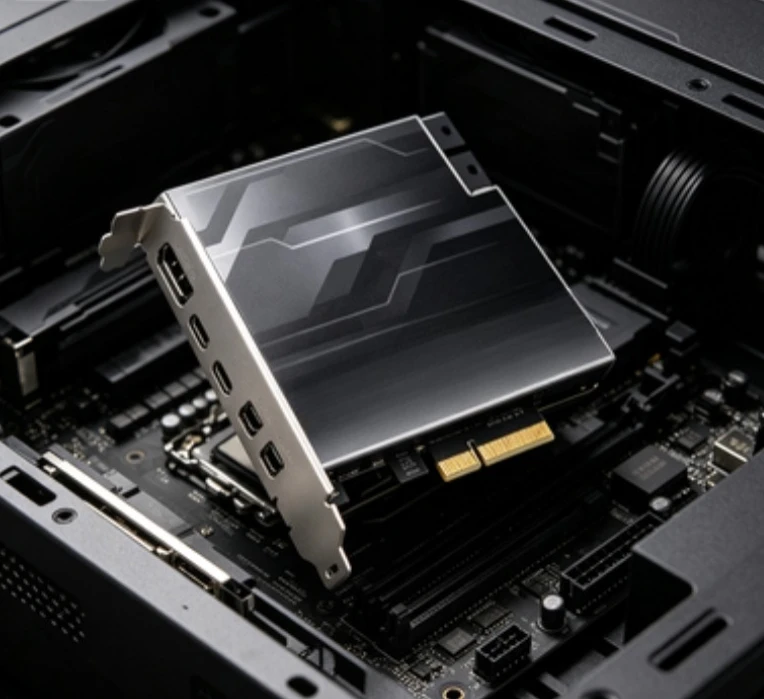 GC-TITAN RIDGE Thunderbolt 3 Expansion Card, C Port for HD Display, Compatible with Black Apple & Apollo Sound Card