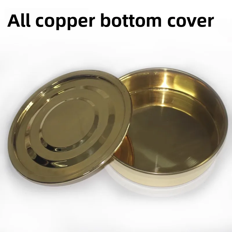 Full Copper Double-Layer Stamped Frame Standard Sieve 20CM Diameter Filter Sieve Copper