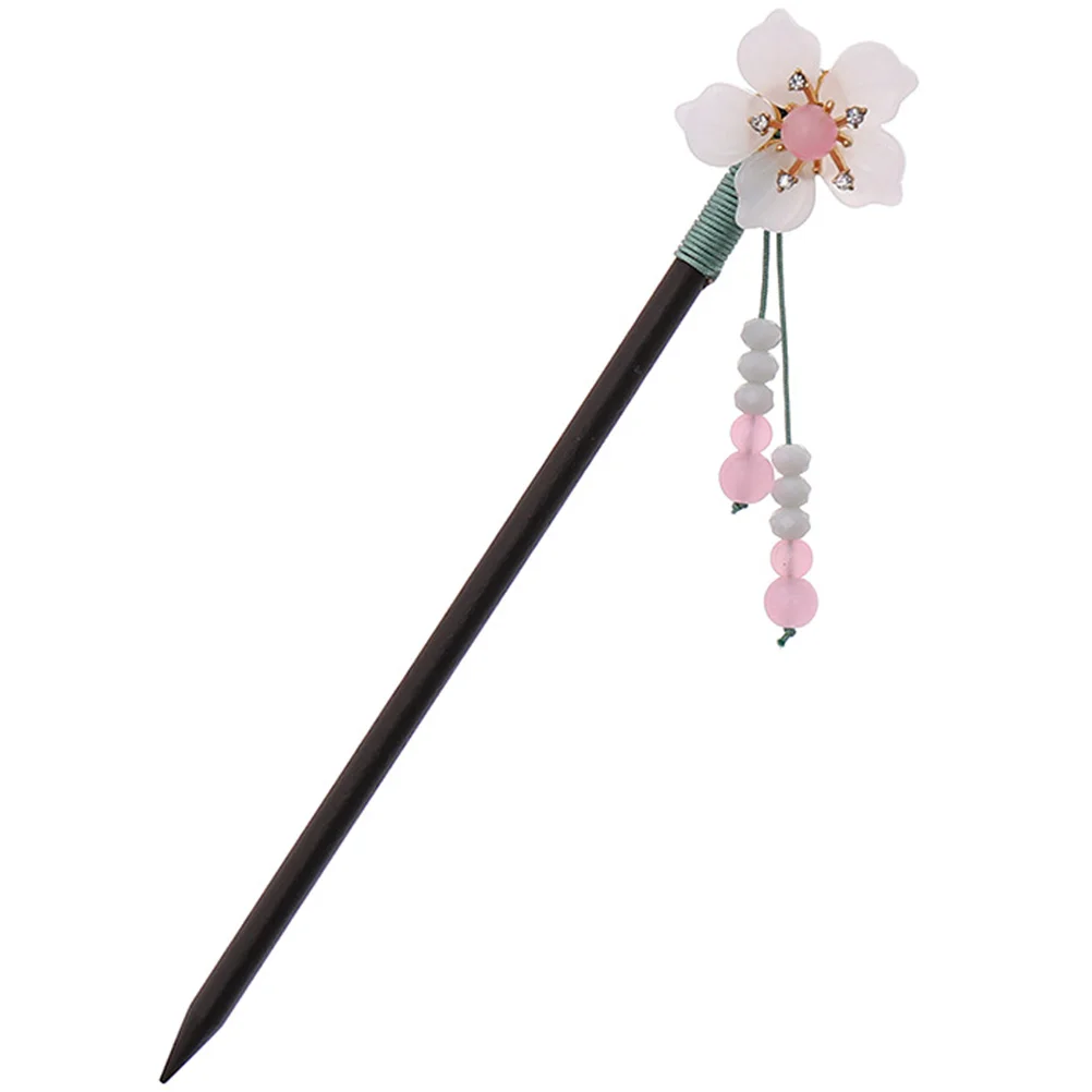 

Wooden Hair Sticks Vintage Accessories Women Girls Long Hair Bun Chopsticks Hairstyle Styling Tool Retro Beads
