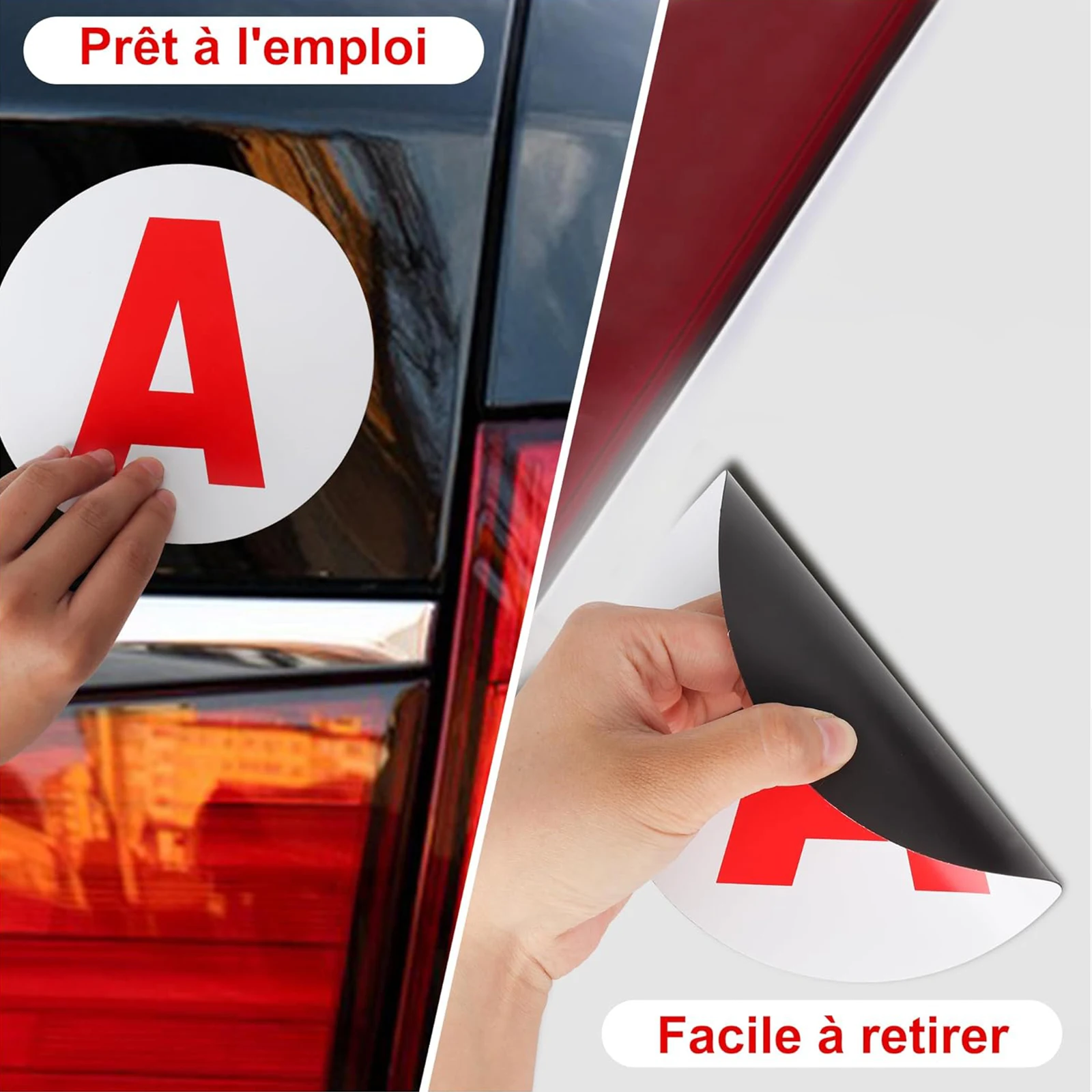 موصل جوين مغناطيسي، 2 قطعة قرص مغناطيسي، Ø 15 سم قرص أ Voiture، A Apposer sur Le Vehule، Disque Magnetique